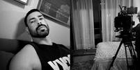 Cauã Reymond nos bastidores de 'Vale Tudo'  Foto: Reprodução/Instagram