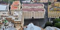 Casa Santa Maria, onde viveu o Papa Francisco, inicia limpeza para receber cardeais de conclave  Foto: Wikicommons