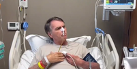 Bolsonaro recebe intimação no hospital  Foto: Reprodução/X/Jair Bolsonaro