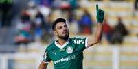 Flaco abre o placar para o Palmeiras  Foto: Getty Images/Gaston Brito Miserocchi