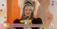 Patrícia Poeta se fantasia de Xuxa no 'Encontro' e vira alvo de críticas  Foto: Reprodução/TV Globo