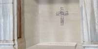 Túmulo do papa Francisco terá inscrição com nome dele e cruz  Foto: Reprodução