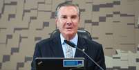 Fernando Collor em 2022, durante mandato no Senado; por ser parlamentar na época, ele foi julgado pelo STF  Foto: Jefferson Rudy/Agência Senado / BBC News Brasil