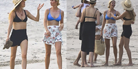 Gisele Bündchen curte praia ao lado de Ivanka Trump e Karlie Kloss  Foto: The Grosby Group