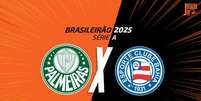 Foto: Arte/Jogada10 - Legenda: Palmeiras recebe o Bahia pela 6ª rodada do Campeonato Brasileiro / Jogada10