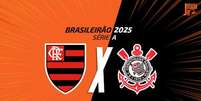 Foto: Jogada10 - Legenda: Flamengo e Corinthians duelam neste domingo, pelo Brasileirão / Jogada10