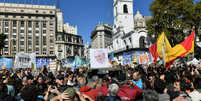Argentina se despede do papa Francisco com "abraço simbólico" em missa ao ar livre em Buenos Aires  Foto: Reprodução/Redes Sociais 