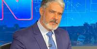 William Bonner no Jornal Nacional  Foto: Reprodução | Globoplay