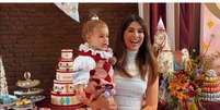 Fernanda Paes Leme comemorou o aniversário de 1 ano da filha neste domingo, 27 de abril de 2025.  Foto: Reprodução/Instagram, @fepaesleme / Purepeople