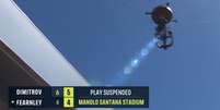 Câmera travada em Madri Foto: Reprodução TennisTV / Esporte News Mundo