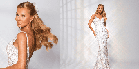 Ana Paula Siebert recria a produção que usou no dia do casamento Foto: Reprodução/Divulgação / Manequim