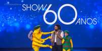 Humoristas fizeram piada com polêmica envolvendo Cauã Reymond  Foto: Reprodução/TV Globo