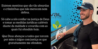 Gustavo Cowboy rebate acusações de Aline Fernandes  Foto: Reprodução/gustavo_benedetii/Instagram