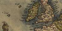 Ilha Brasil no mapa Theatrvm orbis terrarvm, de 1570  Foto: Library of Congress / BBC News Brasil