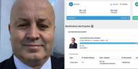 Doação do "Careca do INSS" para Jair Bolsonaro em 2022 Foto: Reprodução/LinkedIn / Perfil Brasil