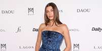 Dieta de Hailey Bieber: sem carne e comendo sanduíche, apresentadora segue dieta pescetariana para manter corpo definido após a gravidez.  Foto: Getty Images / Purepeople