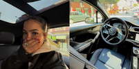 Mel Maia anda em carro sem motorista  Foto: Reprodução/Instagram
