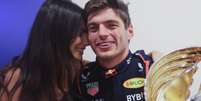 Max Verstappen e Kelly Piquet Foto: @kellypiquet via Instagram / Estadão