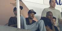 Neymar assiste ao jogo do Santos Foto: MAURÍCIO DE SOUZA/Estadão Conteúdo