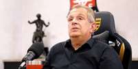 Foto: Reprodução Youtube canal Flamengo TV - Legenda: Luiz Eduardo Baptista, o Bap, presidente do Flamengo / Jogada10