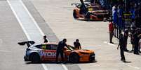 Novos carros segue nos boxes em Interlagos Foto: Foto: Paulo Abreu - Parabólica