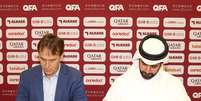 Lopetegui é o novo técnico do Catar  Foto: Divulgação/QFA
