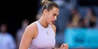 Sabalenka em Madri Foto: Mutua Madrid Open / Esporte News Mundo