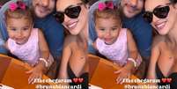 Neymar ao lado de Mavie e Bruna Biancardi Foto: Reprodução/Instagram/Neymar
