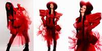Sabrina Sato apostou em look todo vermelho  Foto: Divulgação 