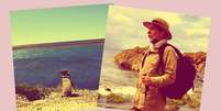O inglês Tom Michell e o pinguim Juan Salvador se encontraram no Uruguai e foram viver juntos na Argentina Foto: BBC News Brasil