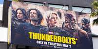 Thunderbolts* da Marvel est&aacute; atualmente no topo das bilheterias dos EUA  Foto: Getty Images / BBC News Brasil