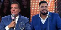 Leo Dias e Paulo Vieira  Foto: Reprodução/SBT/Globo / Contigo