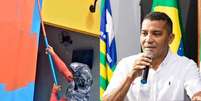 Aluízio Moreira Vaz tem 30 dias para retirar a cor vermelha dos prédios públicos pintados durante sua gestão  Foto: Reprodução/Redes sociais