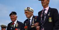 Veteranos participam de celebração à vitória dos Aliados na Segunda Guerra Mundial (foto ilustrativa de junho de 2024).  Foto: REUTERS - Hannah McKay / RFI
