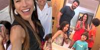 Patr&iacute;cia Abravanel publica clique raro em fam&iacute;lia e ca&ccedil;ula aparece com pose inusitada: 'Controlar'  Foto: Reprodu&ccedil;&atilde;o/ Instagram / Contigo