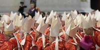 Cerca de 80% dos votantes no conclave foram nomeados pelo papa Francisco.  Foto: AP - Gregorio Borgia / RFI