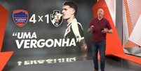 Globo Esporte fala sobre derrota do Vasco Foto: Reprodução/Globo