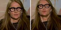 Ilze Scamparini se emociona no anúncio do novo papa  Foto: Reprodução | Globoplay