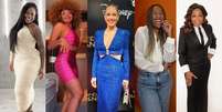Jojo Todynho, Gaby Amarantos, Silvia Abravanel, Luana Xavier e Oprah Winfrey: muitos quilos a menos  Foto: Reproduções