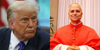 Donald Trump celebra anúncio do papa Leão XIV, o primeiro pontífice dos Estados Unidos: Foto: Reprodução