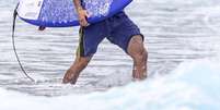 Gabriel Medina comemora bronze. Foto: William Lucas/COB / Esporte News Mundo