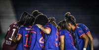 Jogadoras das Bragantinas. Foto: Ari Ferreira/Red Bull Bragantino / Esporte News Mundo