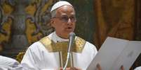 O papa Leão XIV celebra a primeira missa de seu pontificado na Capela Sistina. 9 de maio de 2025  Foto: © Vatican Media via AP / RFI