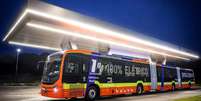 Volvo BZRT agora é feito no Brasil e chega para revolucionar as linhas de ônibus elétricos que circulam por corredores Foto: Divulgação