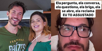 Eliezer compartilha discussão com Viih Tube nas redes sociais  Foto: Reprodução/Instagram