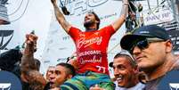 Filipe Toledo foi dominante em Burleigh Heads para conquistar mais uma etapa da WSL na carreira. Foto: Divulgação/WSL / Estadão