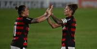 O Flamengo 'fechou a lojinha' com o segundo gol de Cristiane, com 4 a 0 no placar, aos 32 minutos do segundo tempo  Foto: Alexandre Brum/Especial para o Terra