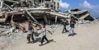O plano anunciado recentemente renovou as preocupações sobre os riscos de uma epidemia de fome em Gaza  Foto: Getty Images / BBC News Brasil