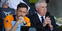 Davide Ancelotti é auxiliar de Carlo Ancelotti no Real Madrid  Foto: Getty Images/NurPhoto