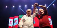 Mujica e Lula durante encontro em São Paulo, em 2020  Foto: 